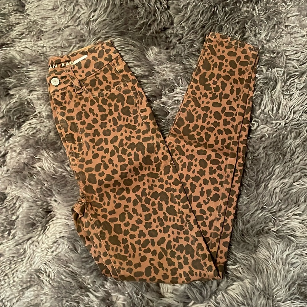 American Eagle Leopard Jeans